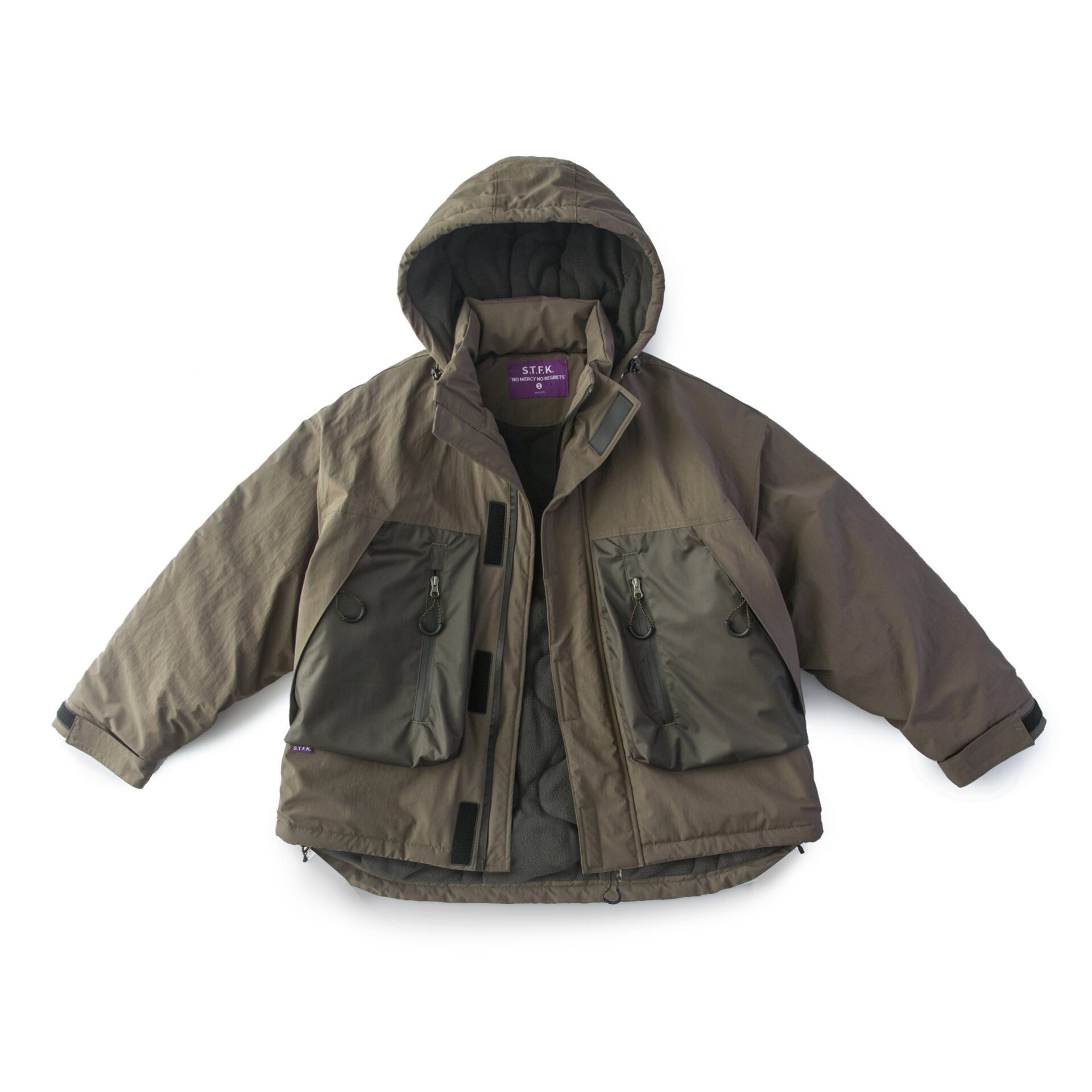 【新作】【送料無料】 Yidao Vintage 20 Winter ese Workwear Loose Multi-pocket Hooded Cotton Jacket Men's All-match Jacket-Alibaba コットン ウィンター 冬物 ビンテージ ポケット多め マルチポケット hip6-16116162816399