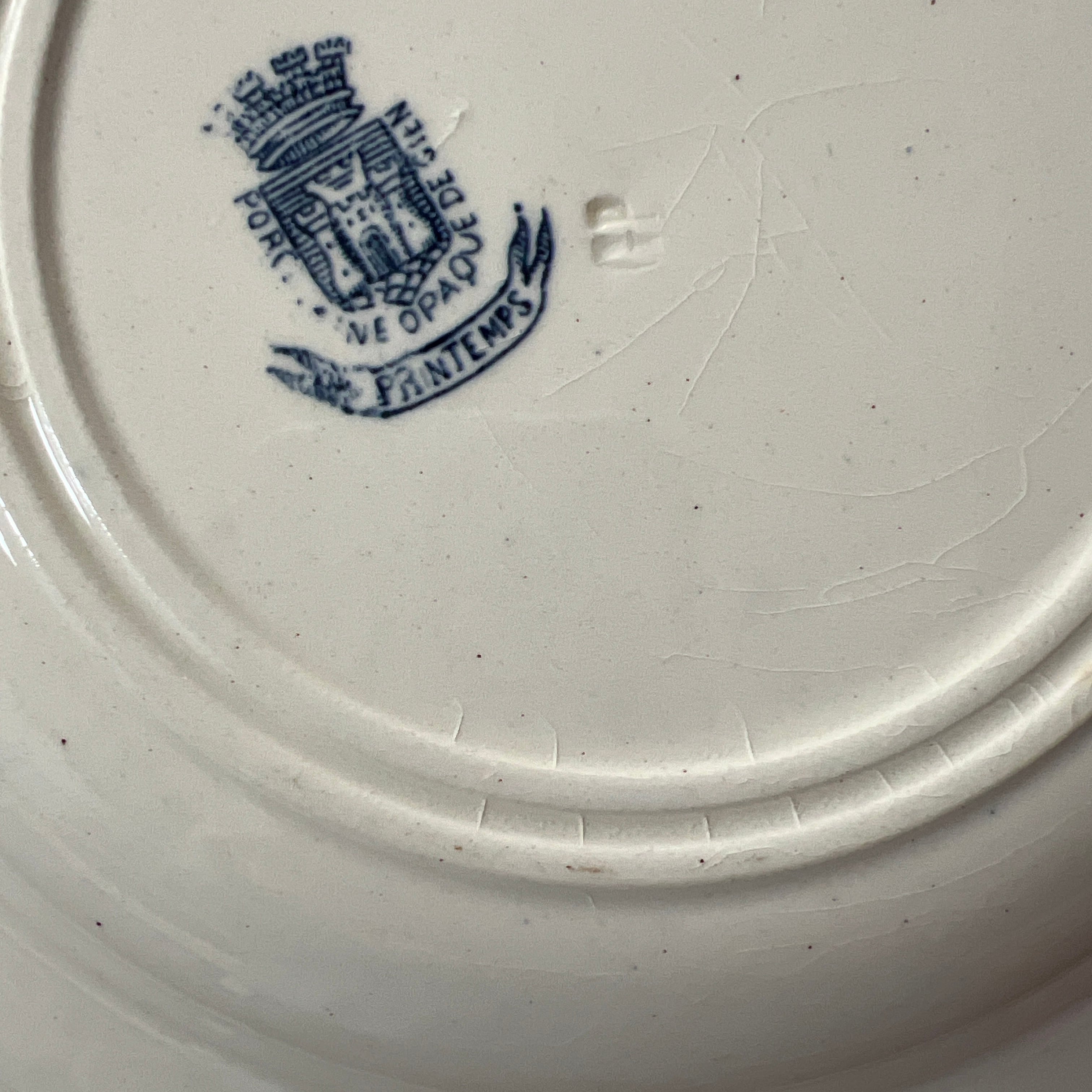 人気のジアン スープ皿（B） アンティークプレート フランスアンティーク