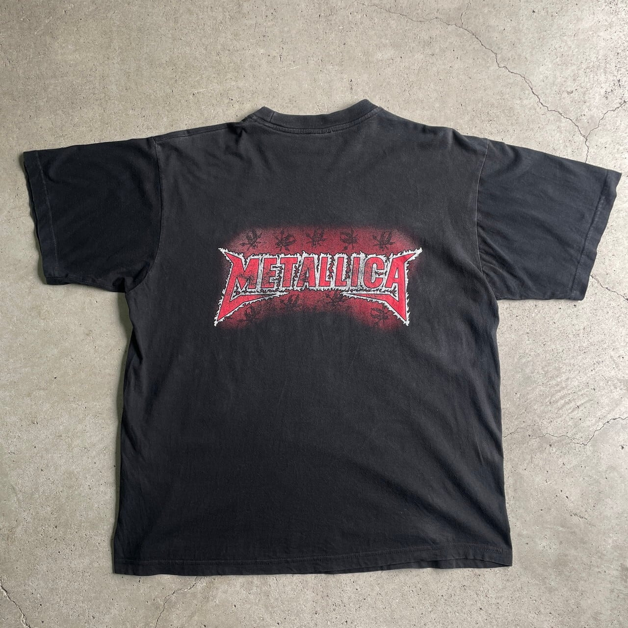 METALLICA メタリカ バンドTシャツ メンズXL 古着 スカル リプリント