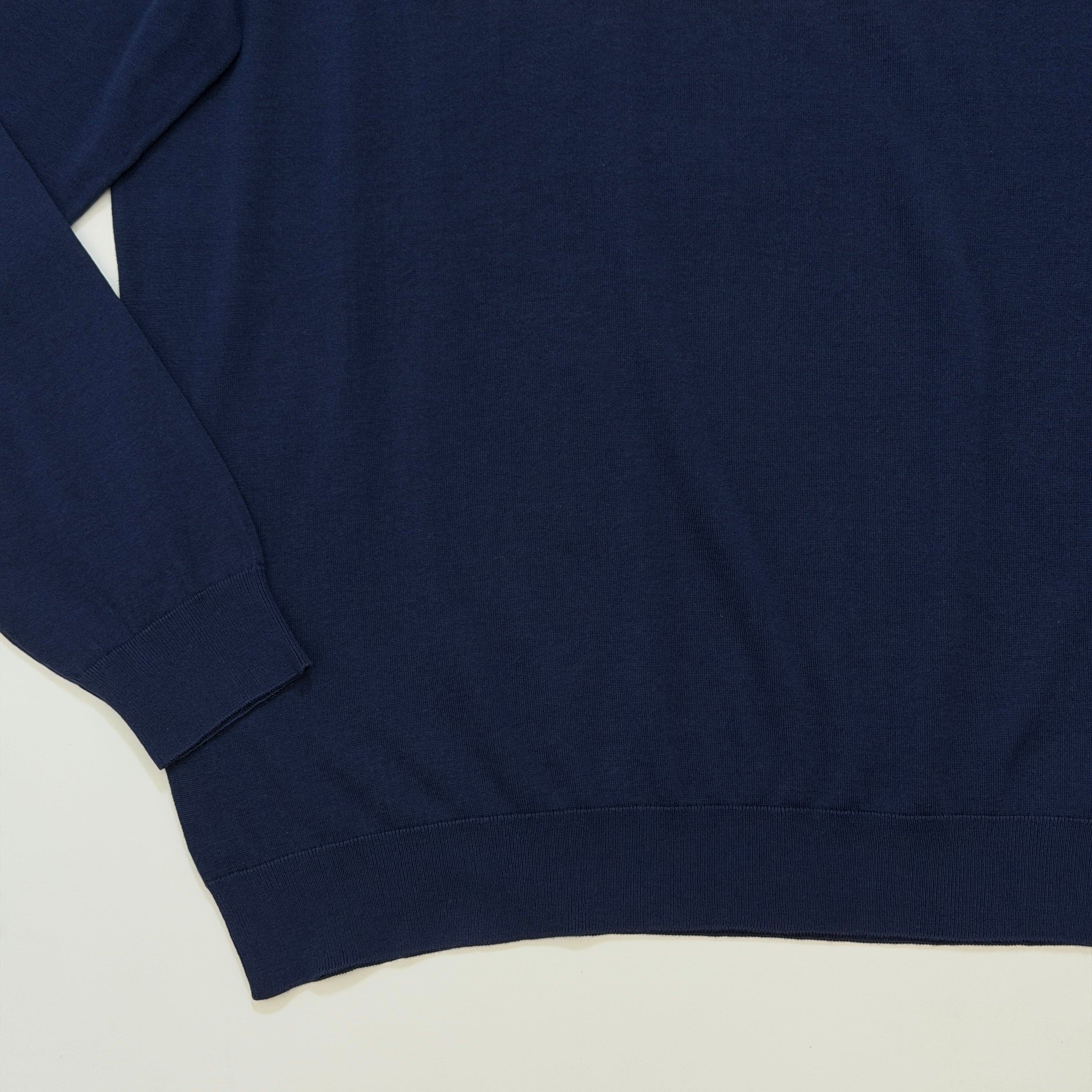 Drumohr コットン　52 Drumohr Knit Cotton Navy 52 | ASSET VINTAGE アセットヴィンテージ
