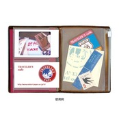 ミドリ(MIDORI) トラベラーズカンパニー デザインフィル トラベラーズノート traveler's notebook パスポートサイズ リフィル ジッパー 004 14316006