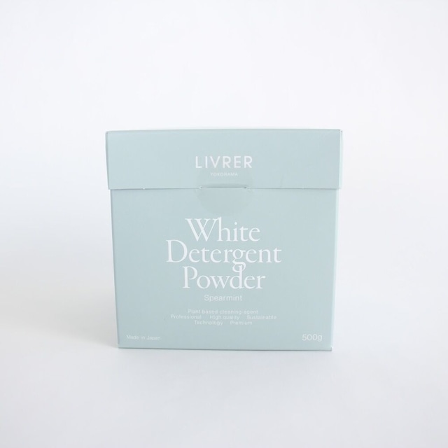 LIVRER　White Detergent Powder　Spearmint（ホワイト ディタージェント パウダー スペアミント）＜白物用粉洗剤 ＞