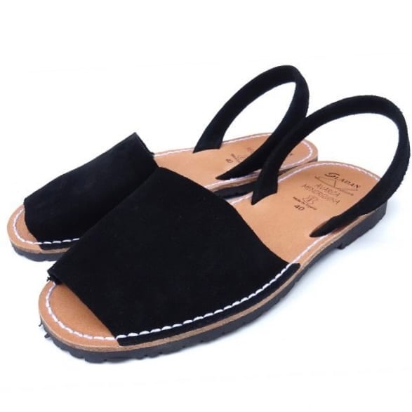 SLADAN (スラダン) SUEDE SANDALS ブラック