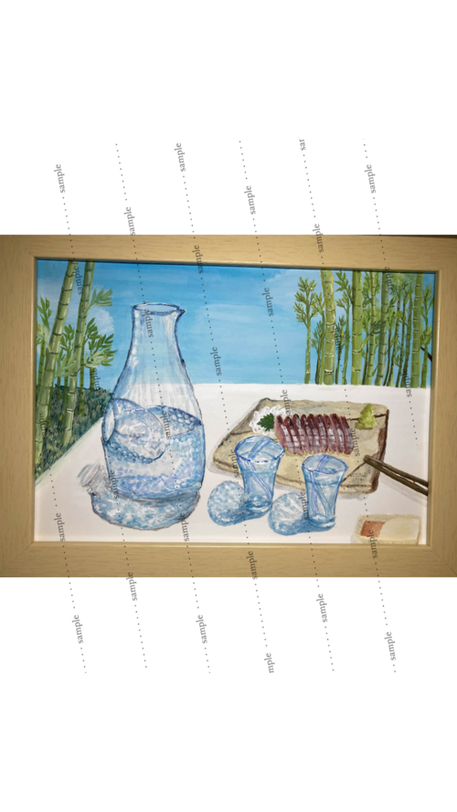 父と乾杯 風景画 A Toast to My Father