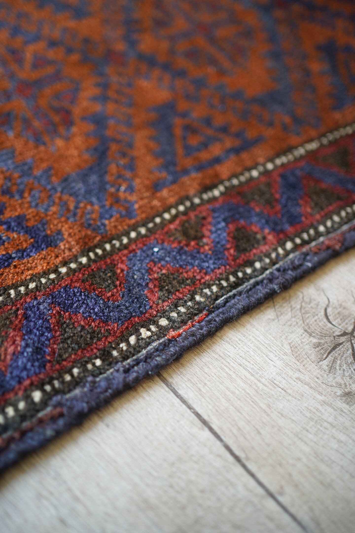314】Vintage Persian Sistan Baluch rug 1960's | ヴィンテージラグ