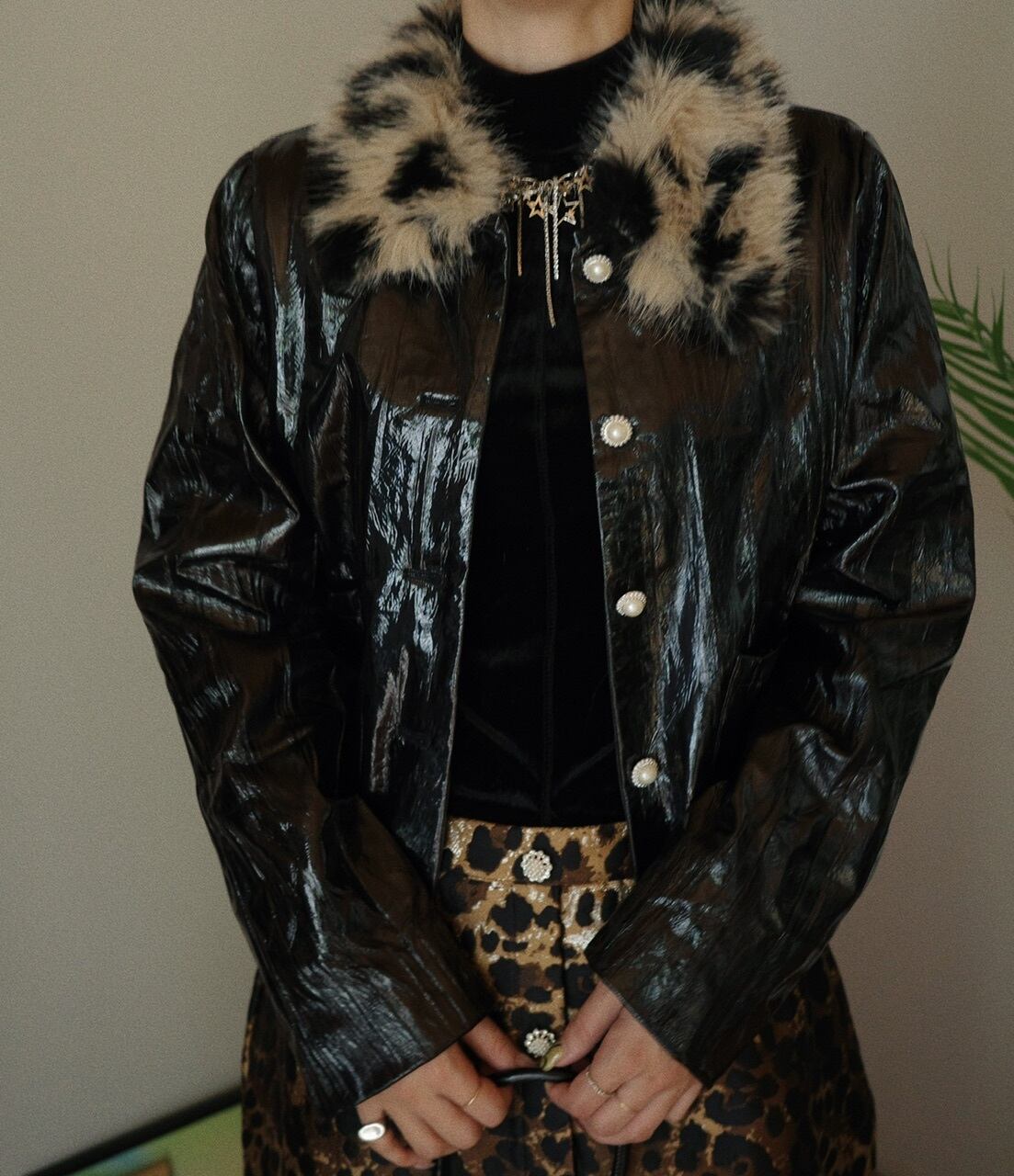 sister jane】Lunette PU Jacket | osrsofficial