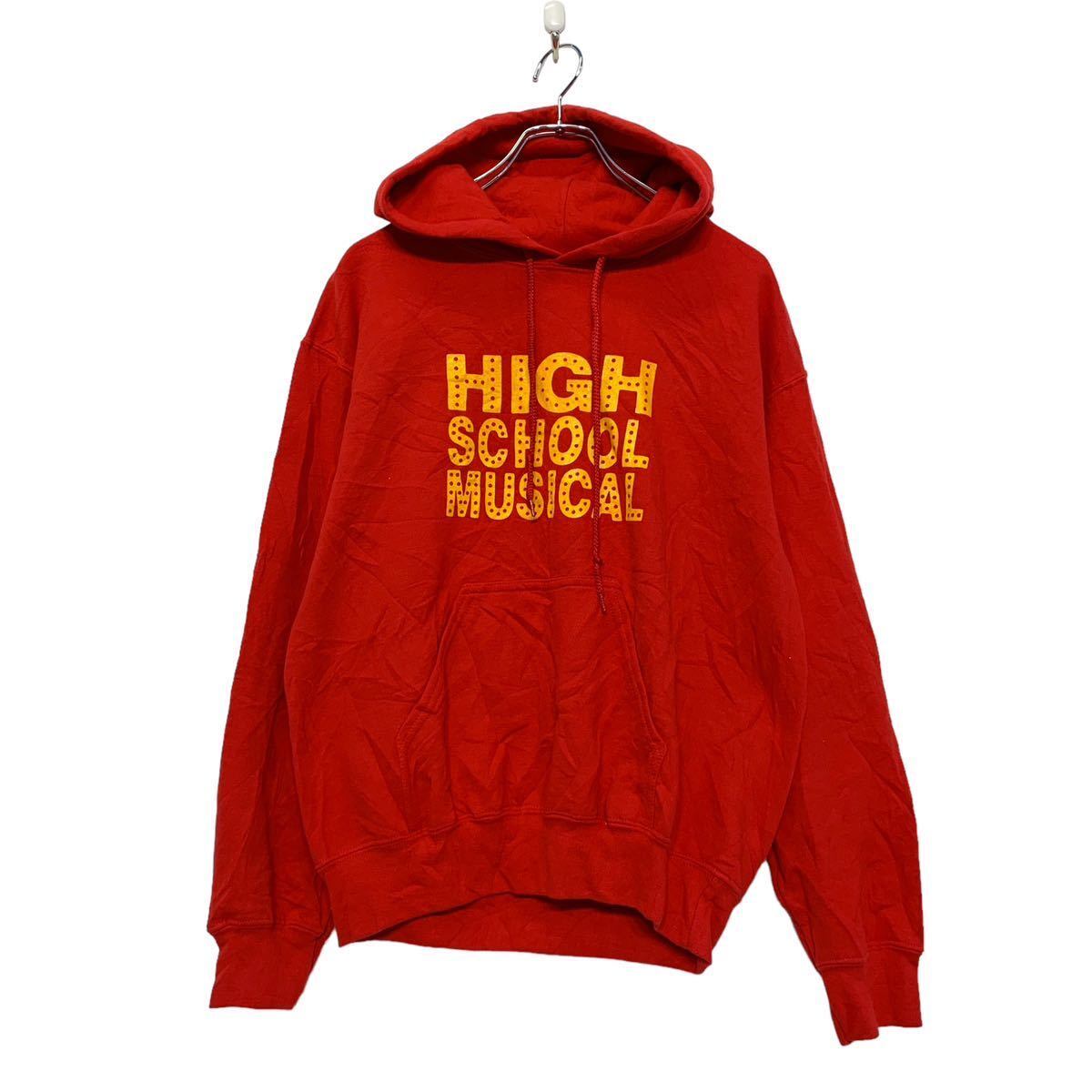 GILDAN カレッジ プリント スウェット L レッド コットン 裏起毛