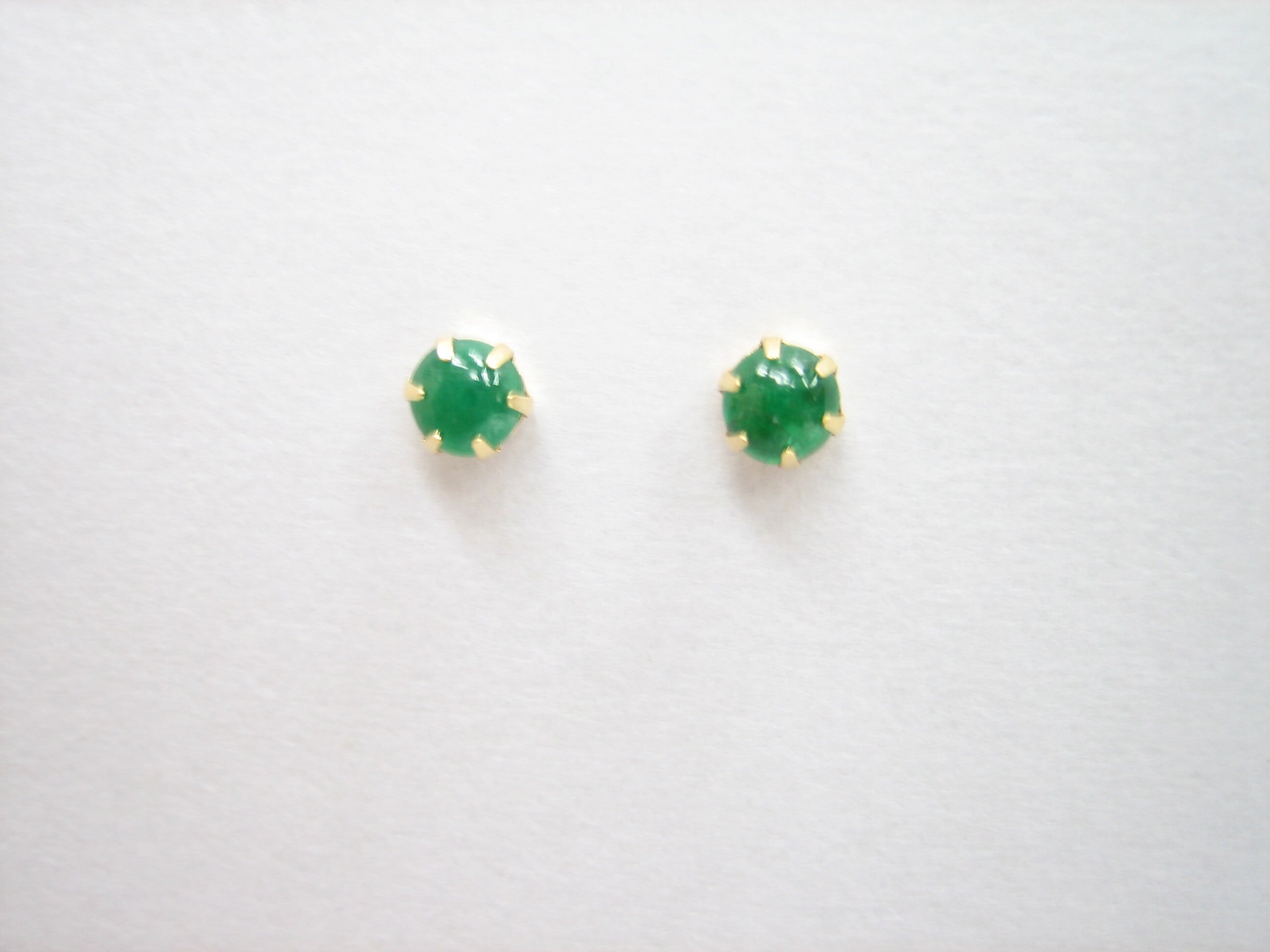 K18YG エメラルド ピアス EM約0.20ct-0.20ct | KOHOSHOKAI
