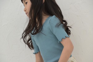 Silk blouse "Blomst" 6-12y / minimalisma