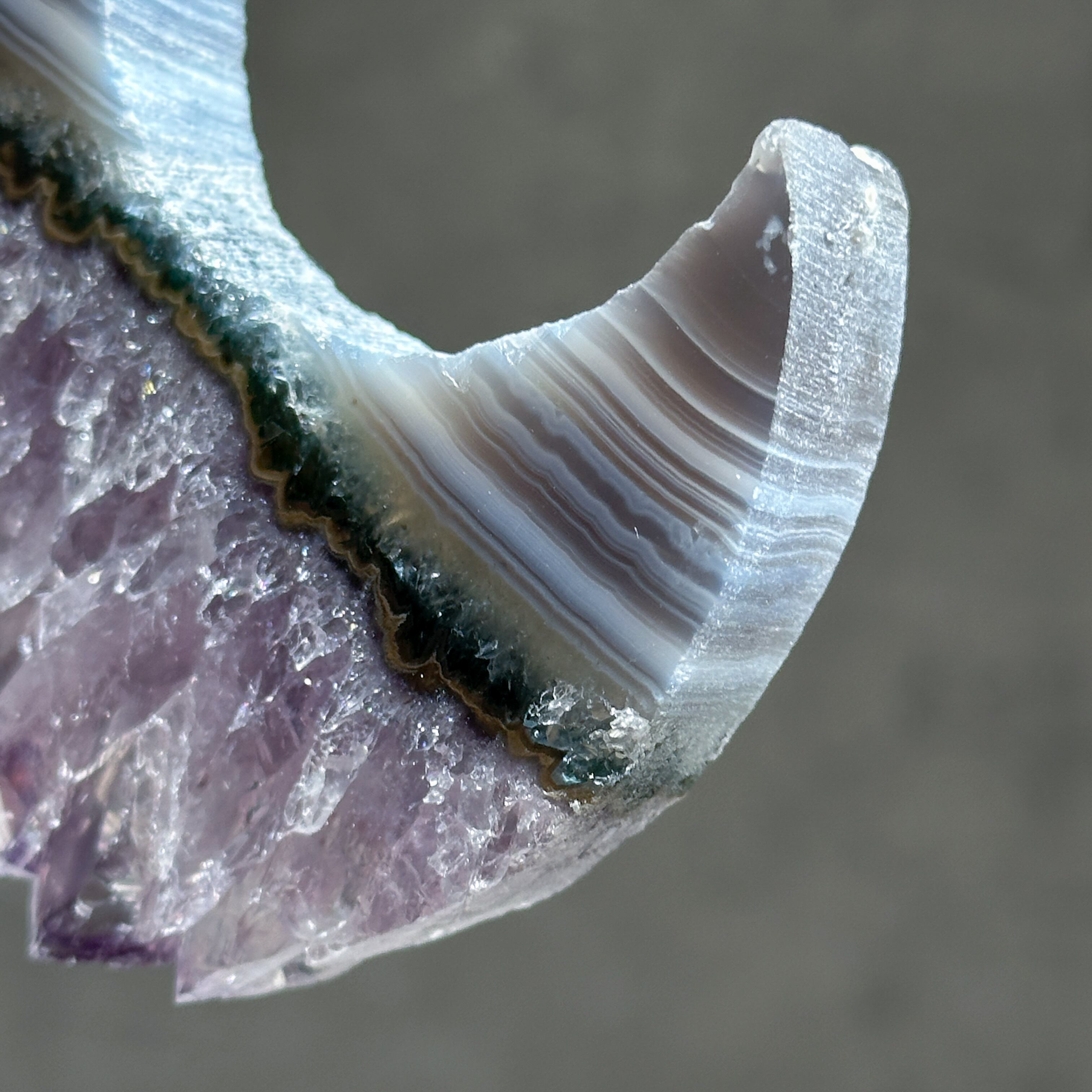 アゲート×アメジスト 月41◇ Agate ×Amethyst◇天然石・鉱物