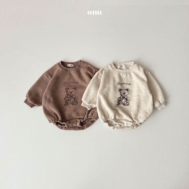 【予約】onu ) Twin Bear Suit (baby)