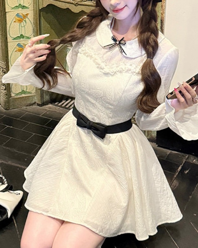 フレンチヴィンテージリボンドールワンピース 2508515