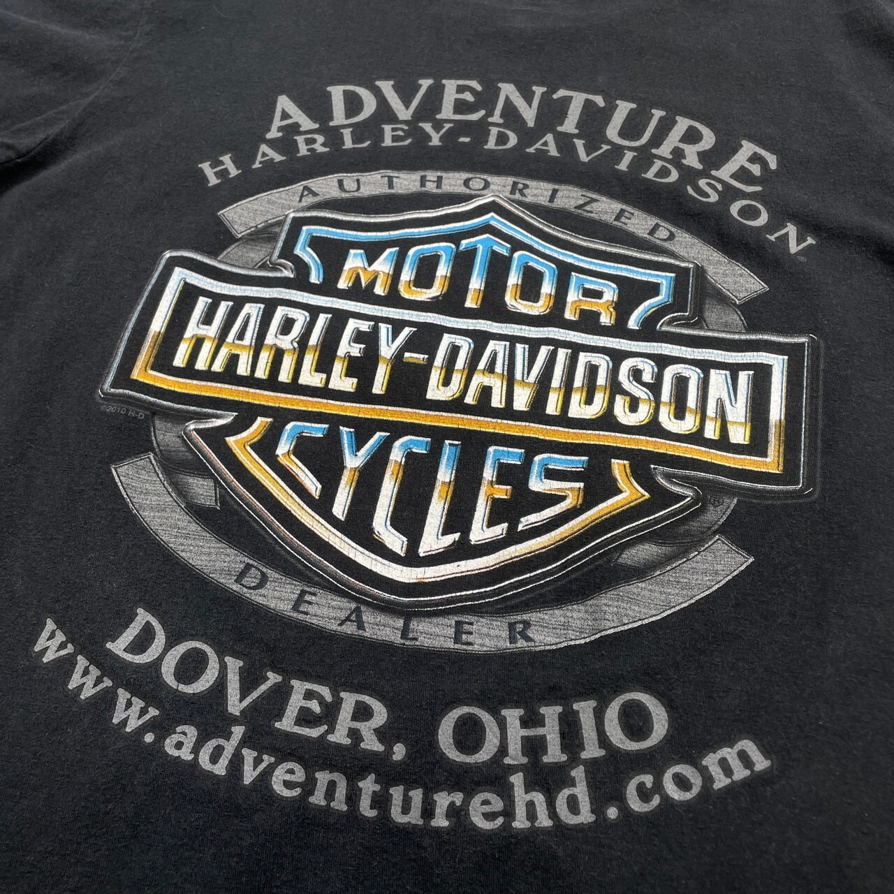 Harley-Davidson ハーレーダビッドソン 両面プリント ポケットTシャツ 