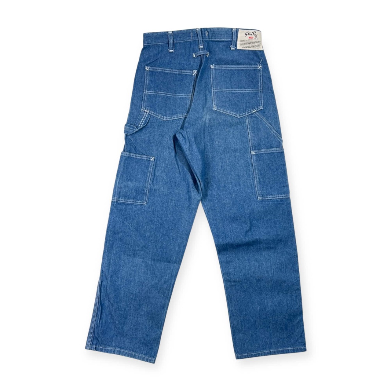 USA製 Stan Ray WILLY スタンレイ デニム シャンブレー ペインターパンツ W76/インディゴ メンズ アメカジ ビンテージ