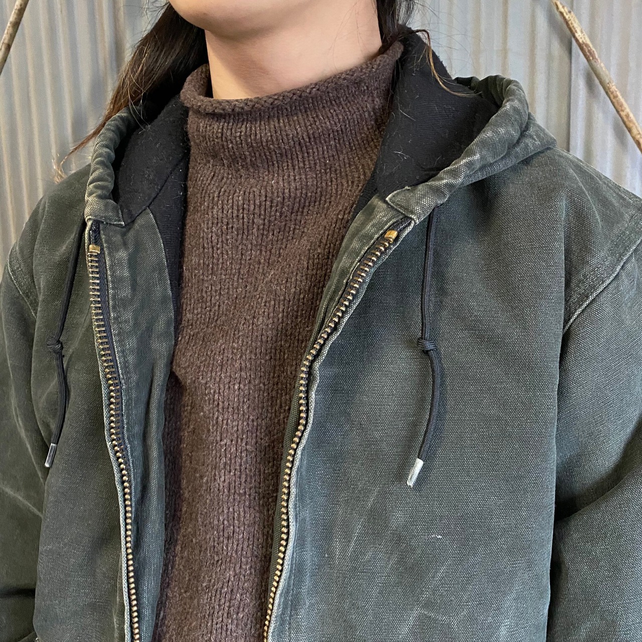 Carhartt カーハート アクティブジャケット メンズM 古着 ダック地 