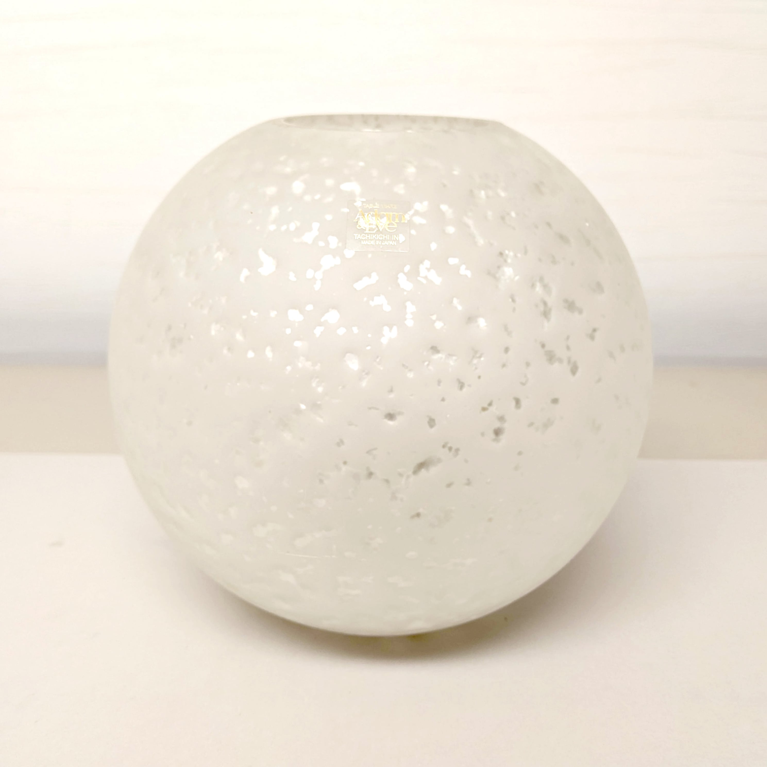 たち吉・アダム＆イヴ・丸型花器・花瓶・フラワーベース・No.230521-11