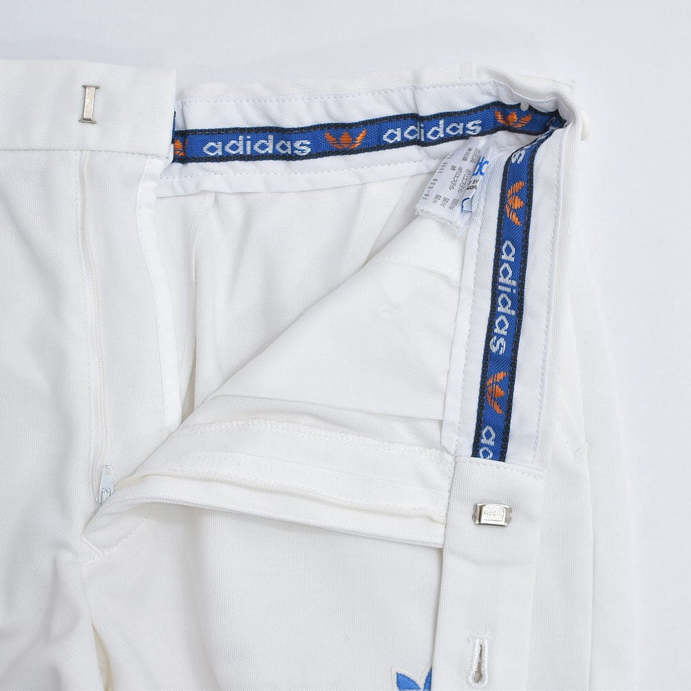 80s デサント社製 adidas アディダス トレフォイルロゴ 刺繍 テニス