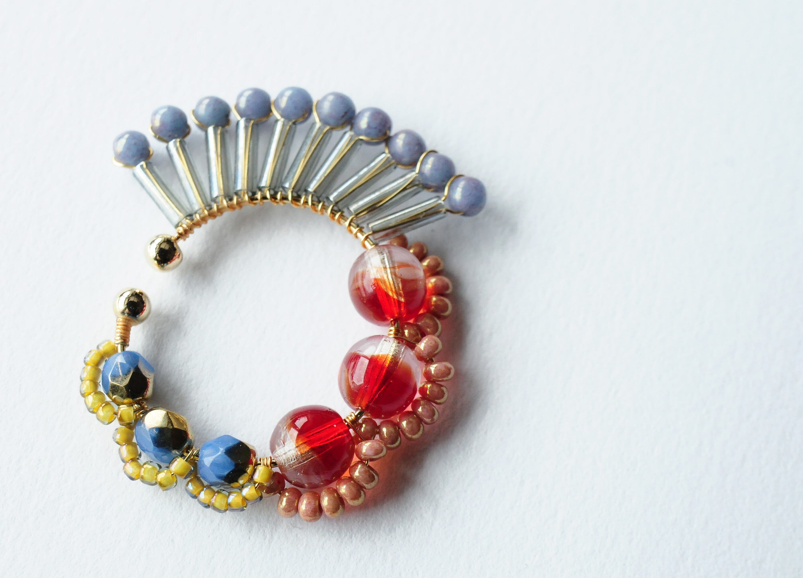 ＜Rollo～イロヅクビジュー～＞イヤーカフ『 ハミングバード/hummingbird 』<41>