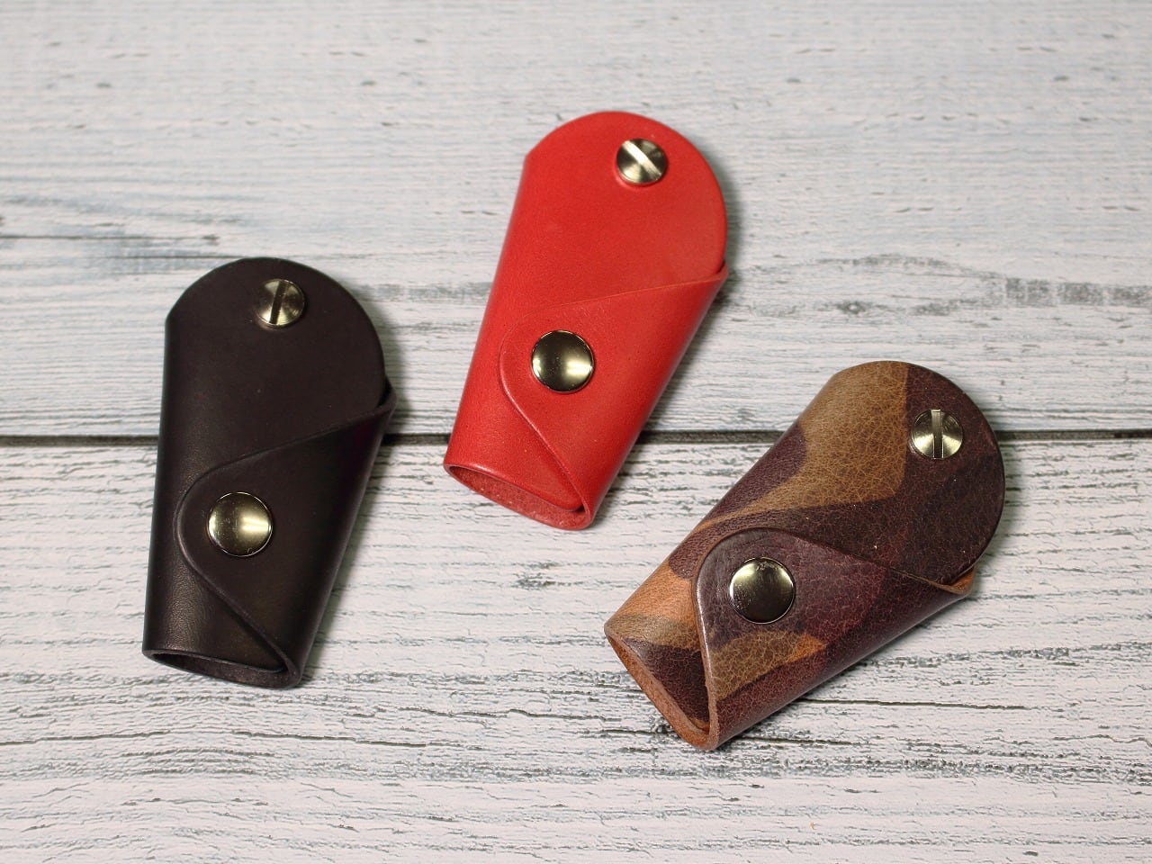 カラバリ】おくるみキーケース | MATCH Leather Works