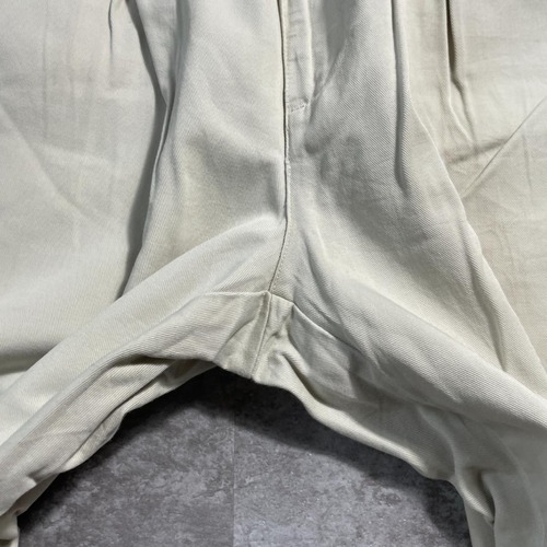 90s Ralph Lauren USA製 38/30 ベージュチノパンツ 詳細写真5