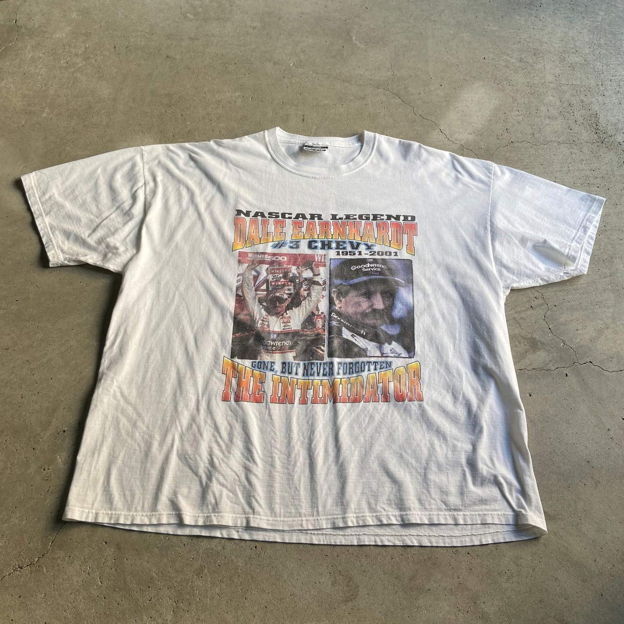ビッグサイズ 00年代 USA製 NASCAR LEGEND ナスカー 両面プリント 