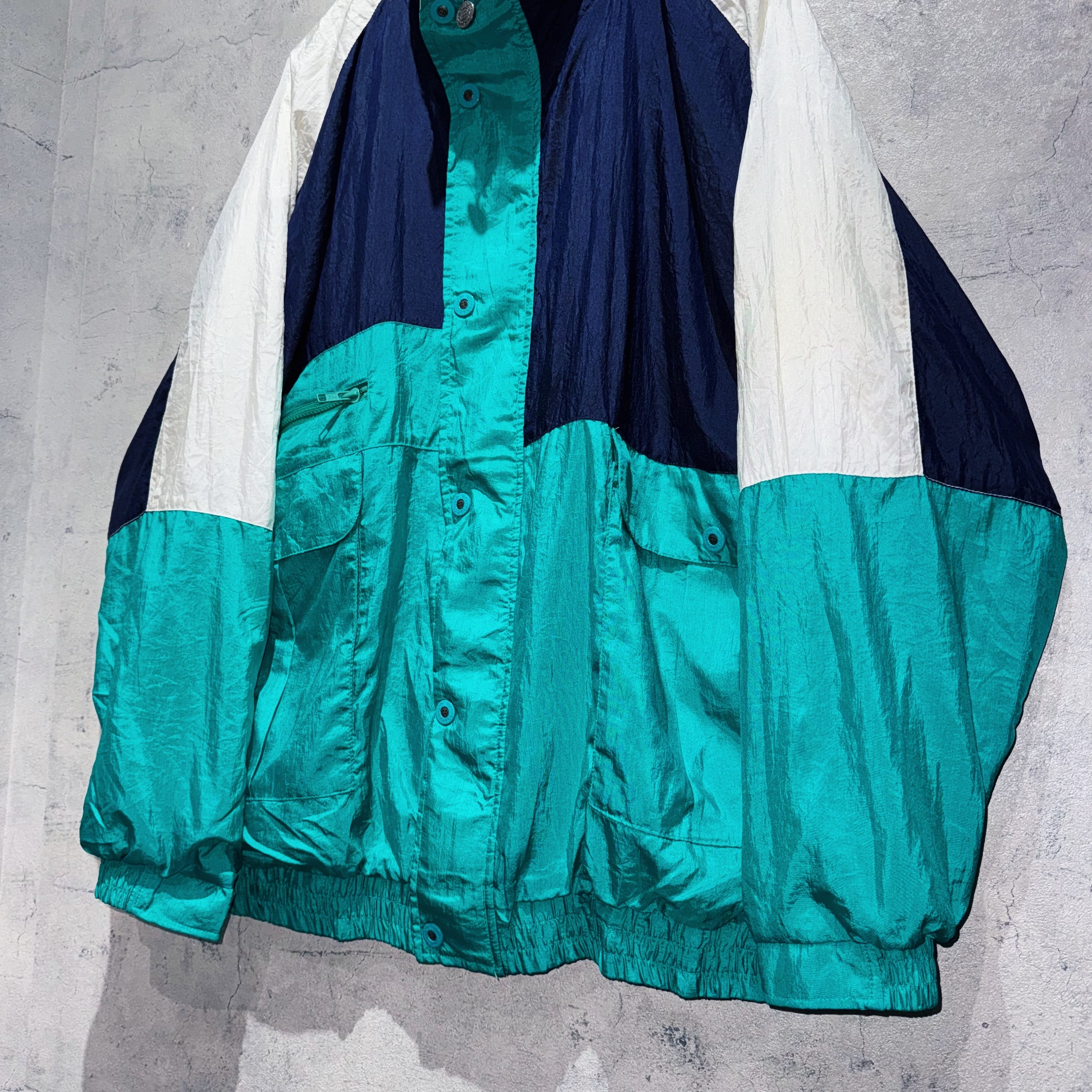 80's”Christian Dior”brand logo zip design nylon jacket | ayne