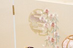 №251-02C　瑞雲 刺繍　二人飾り　 木目白 わかば 雪輪にしだれ桜 平飾りセット thumbnail 18