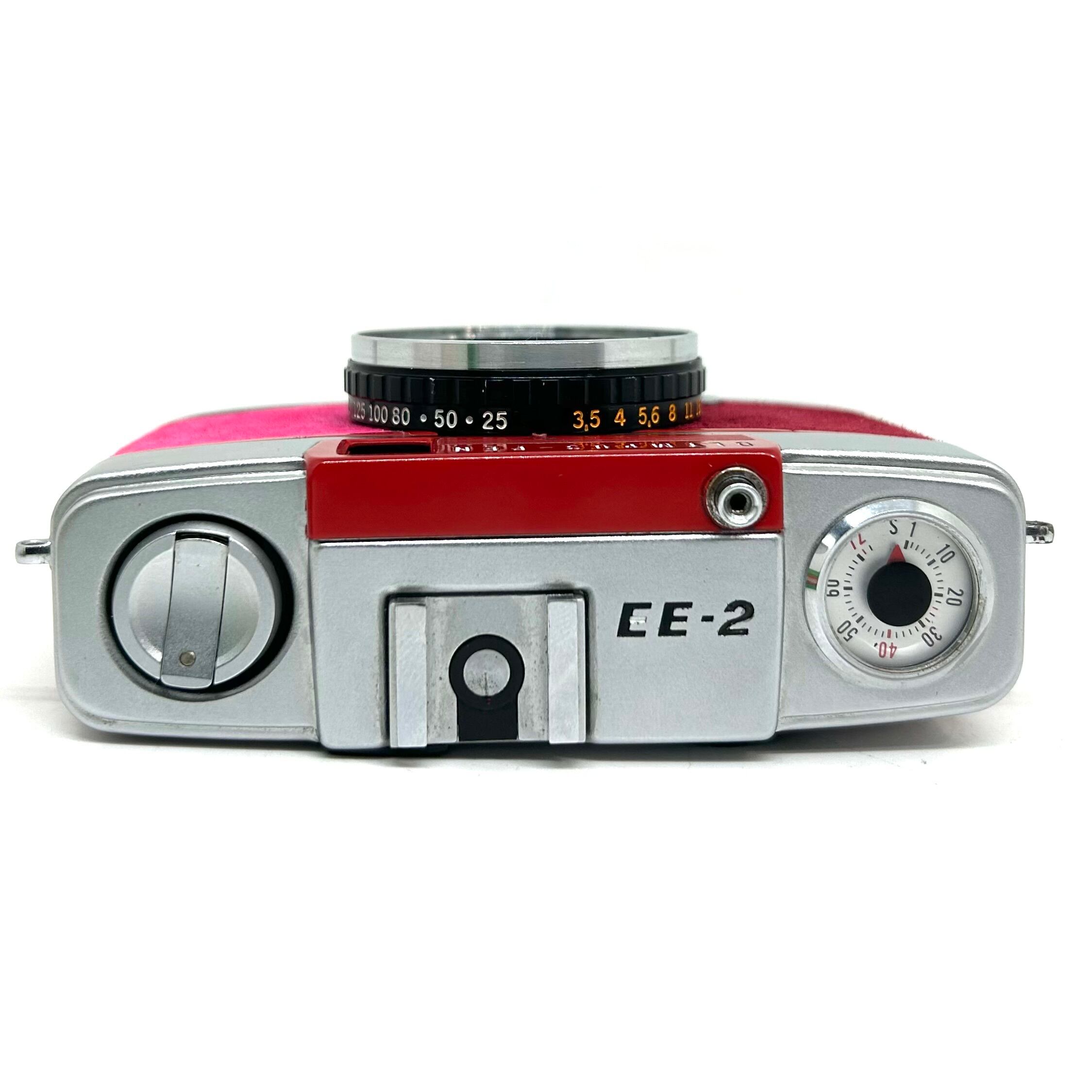 整備済 OLYMPUS EE-2 レッド系 外装リメイク 動作OK 赤ベロOK 整備済 OLYMPUS EE-2 レッド系 外装リメイク 動作OK 赤ベロOK - メルカリ