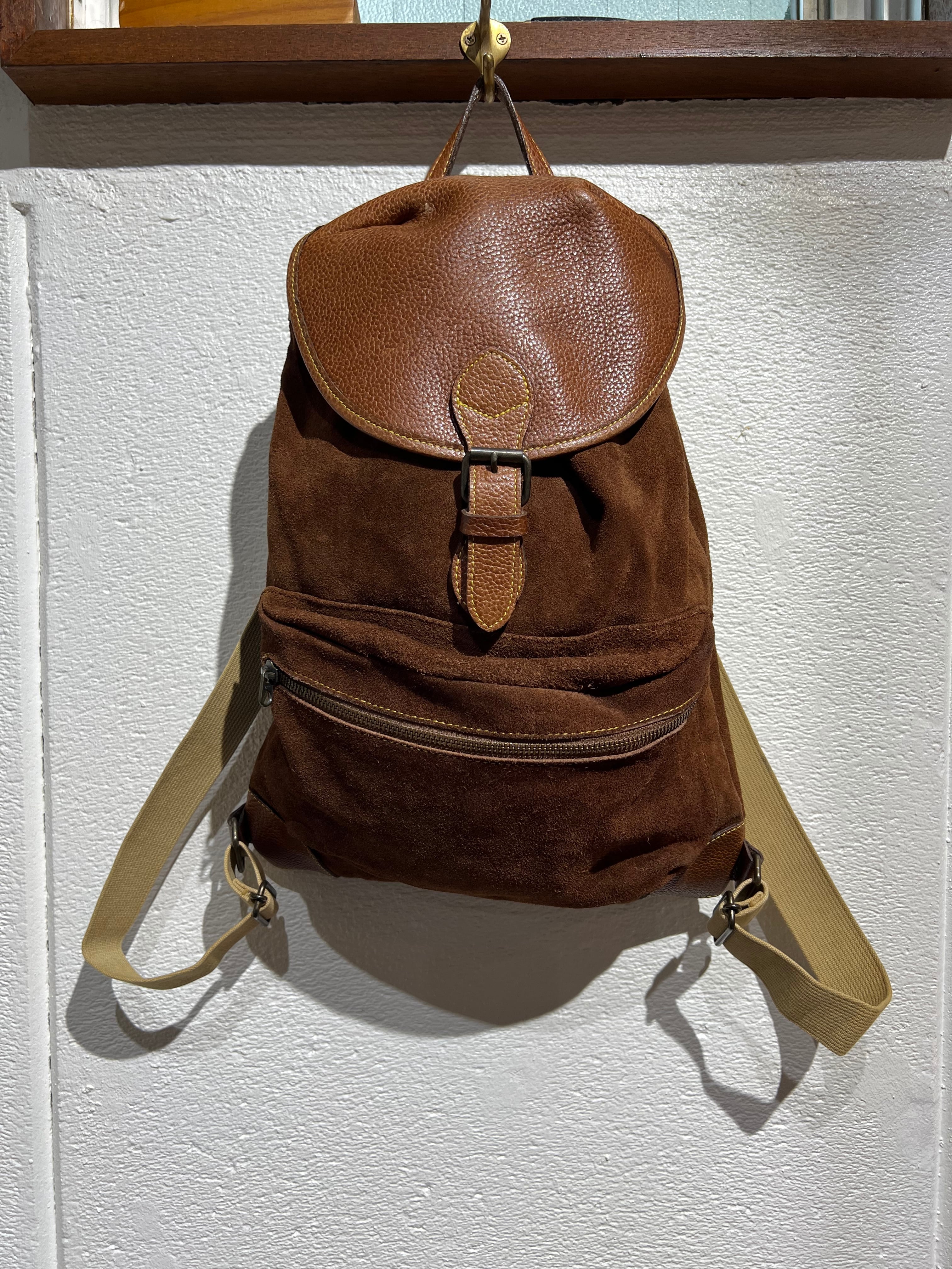 (AC1043)leather bagpack