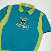 adabat アダバット 半袖 サマーニット セーター 5/ブルー系 メンズ ゴルフ