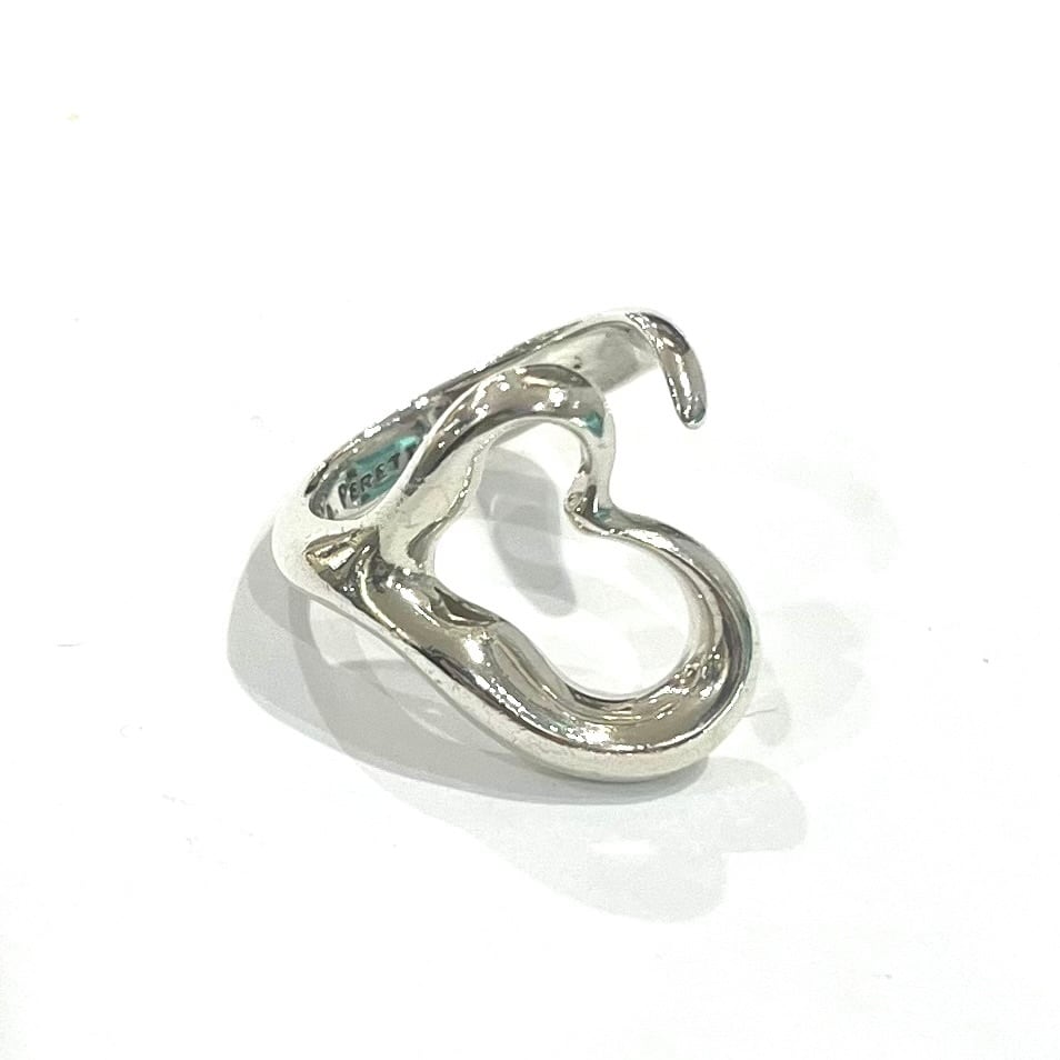 TIFFANY&CO】T2001 個性の美学。オープンハートリング 11号／シルバー