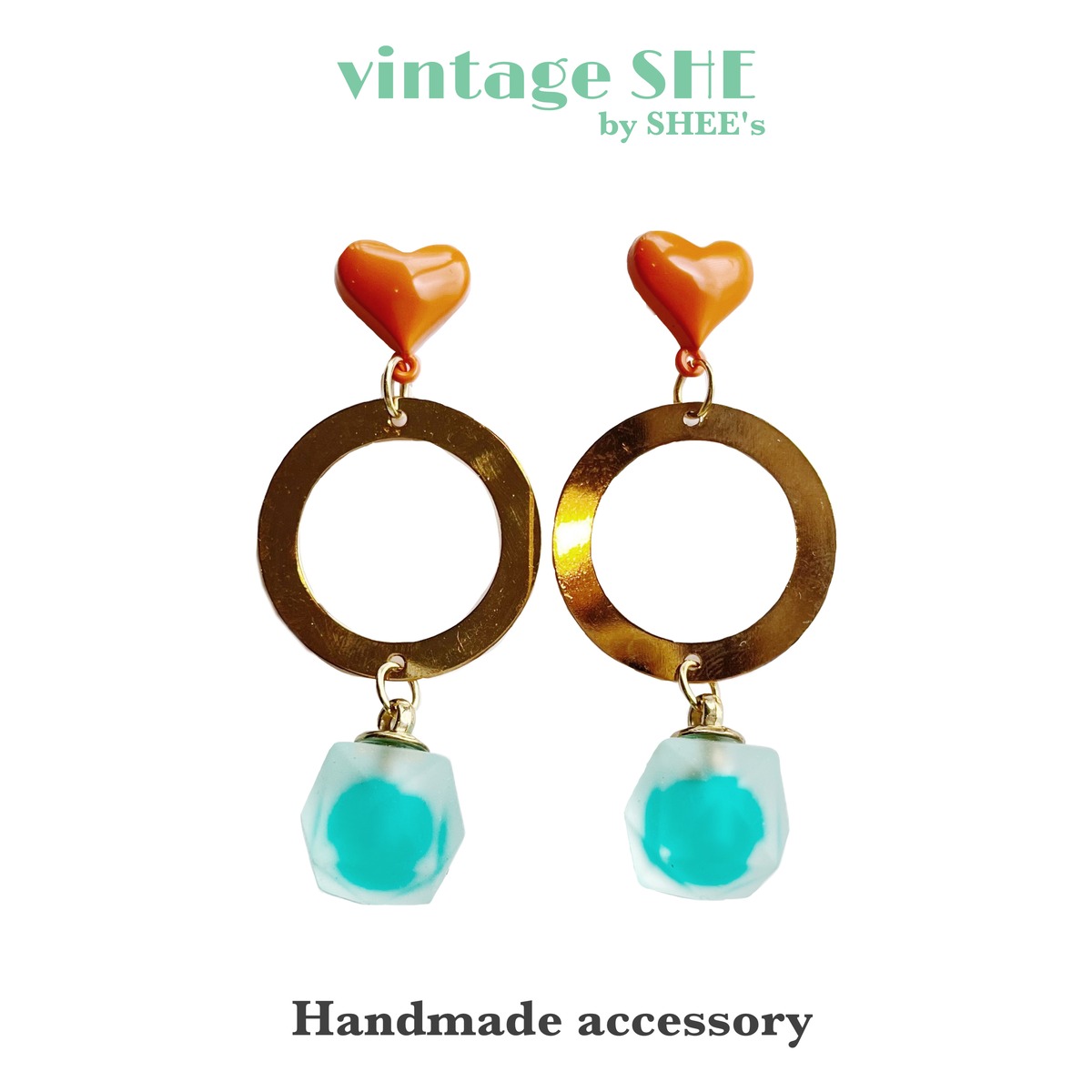 Mint & orange | vintage SHE