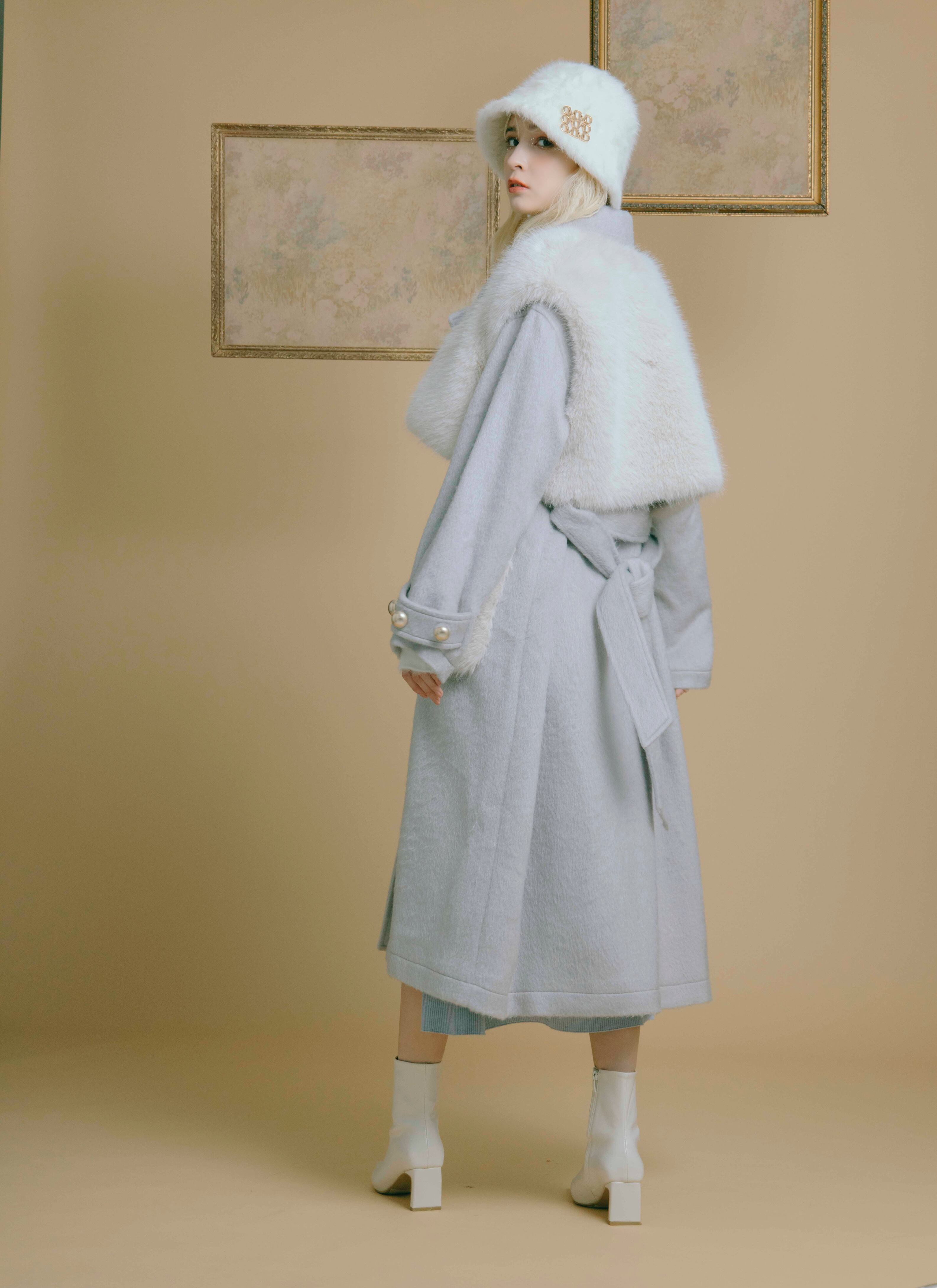 Fur Mix Planet Coat | Crayme,