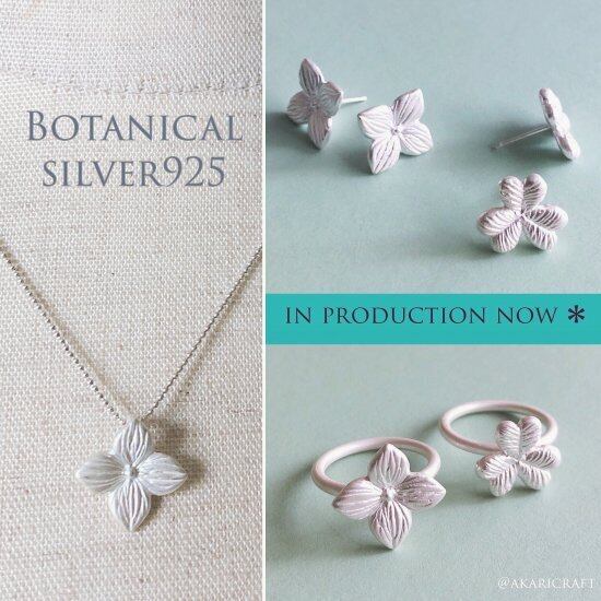 Clover Botanical Earrings silver925 | 装身具あかり