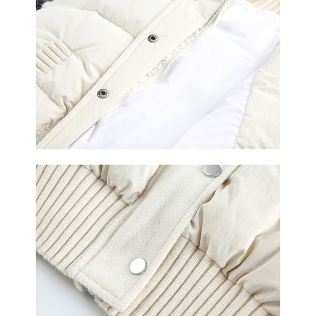 knit sleeve switch jacket　ニットスリーブ切り替えジャケット　J1581