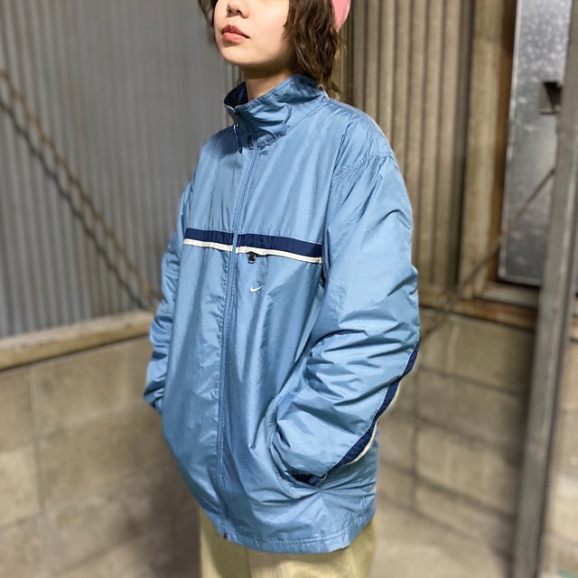 NIKE ナイキ スウォッシュロゴ フルジップ ナイロンジャケット 