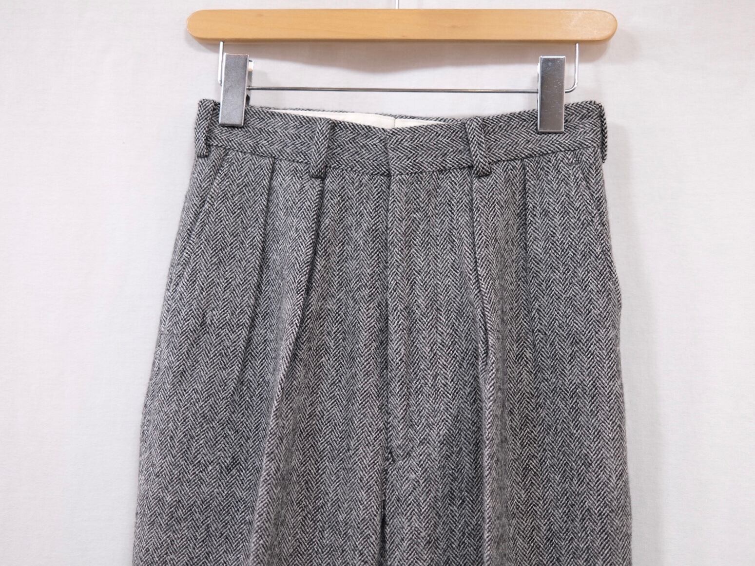 J.PRESS HERRINGBONE TWEED TROUSERS