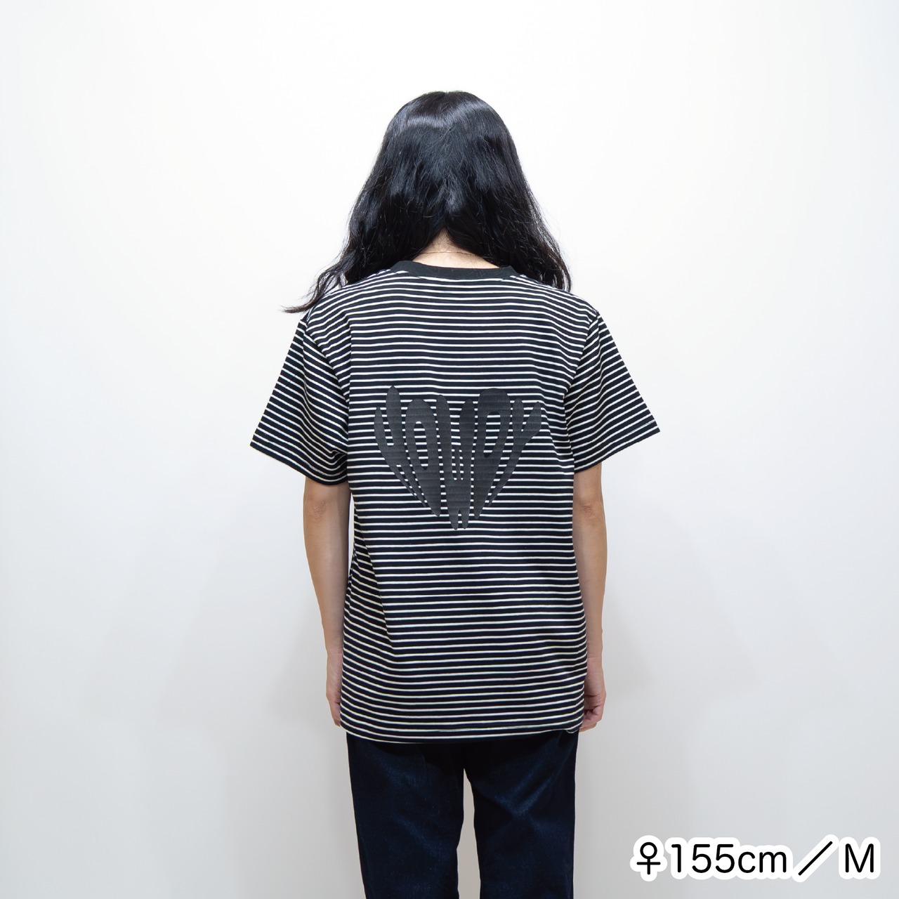HOWDY Border TEE [ホワイト×ブラック]