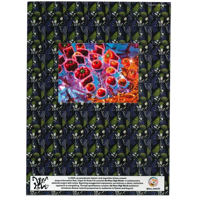 NMHW Artist Collab Taiwan Sticker { Wu Meichi - Pink and Blue }