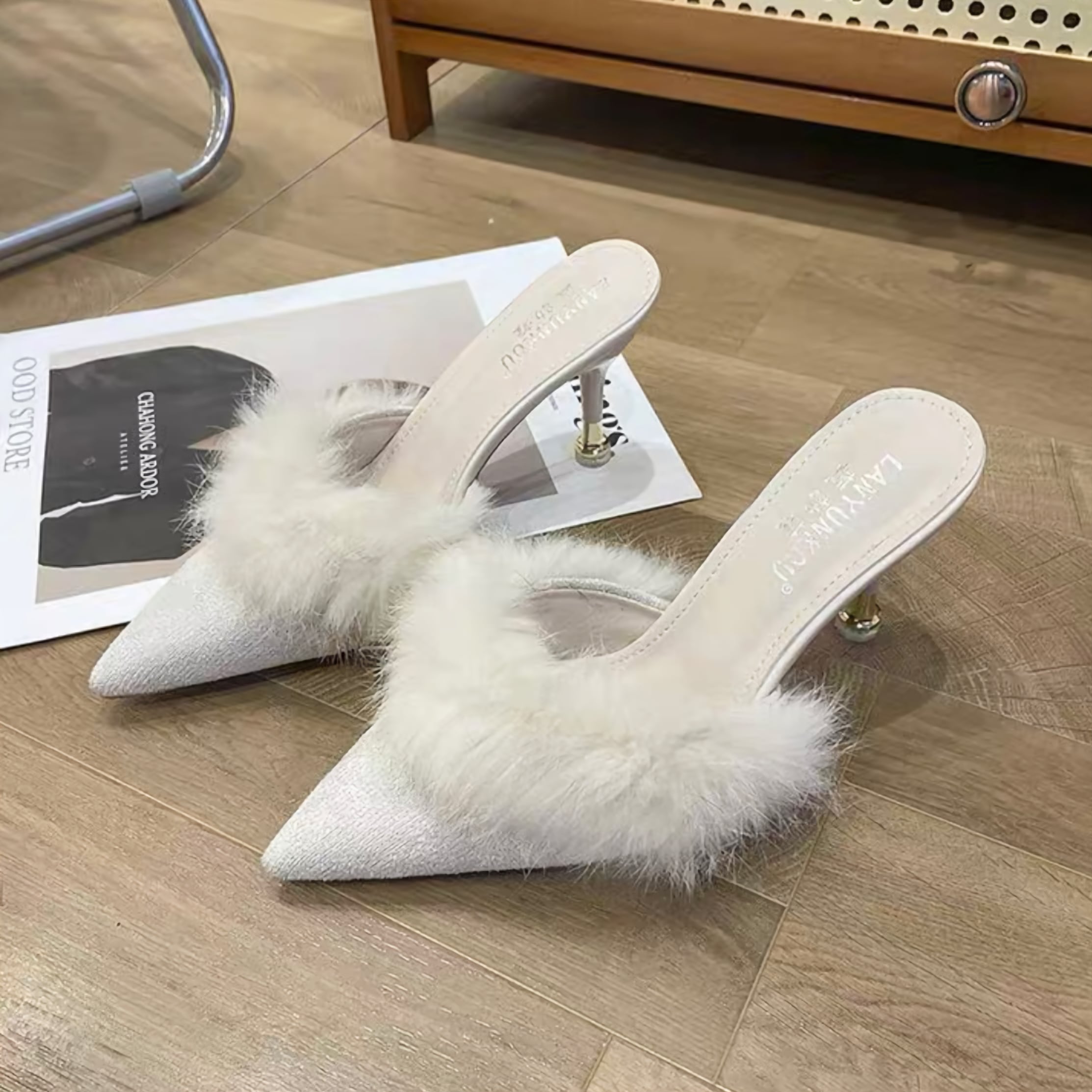 melt the lady ファーミュール サンダル ポインテッドファーミュール