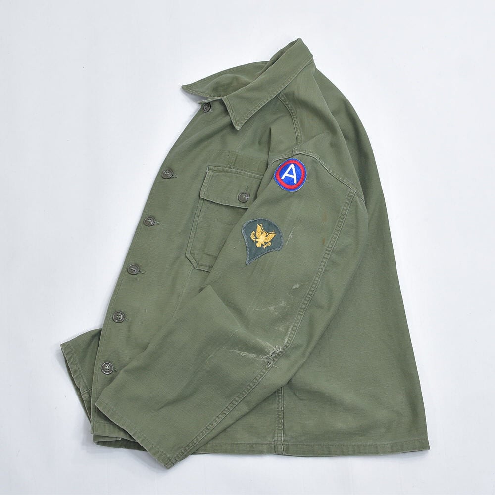 60s USA製 U.S. ARMY ユーエスアーミー OG-107 1stタイプ 筒袖