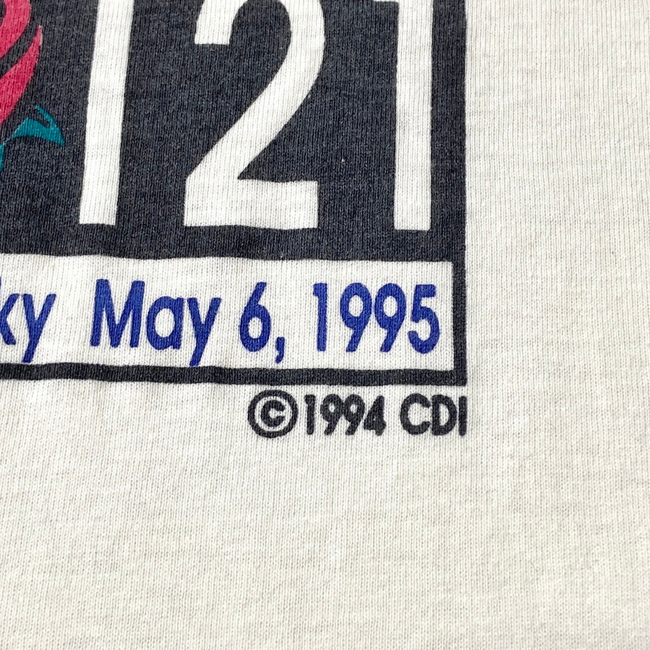 90年代 USA製 KENTUCKY DERBY 1995 競馬 アニマル プリントTシャツ 