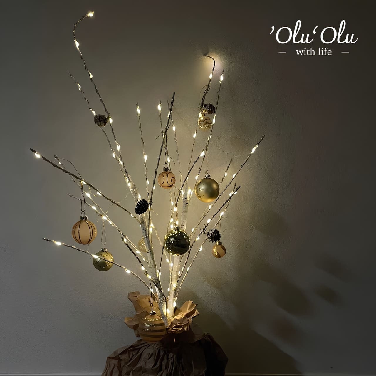 ブランチツリー LED 白樺 インテリア ツリー 飾り オブジェ | 'olu