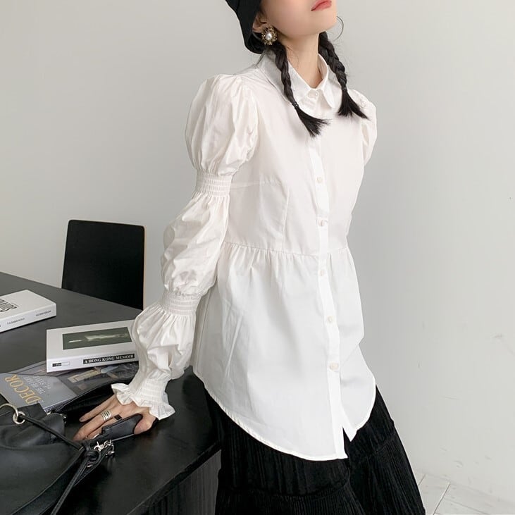 パフスリーブシャツ d00063 | denity