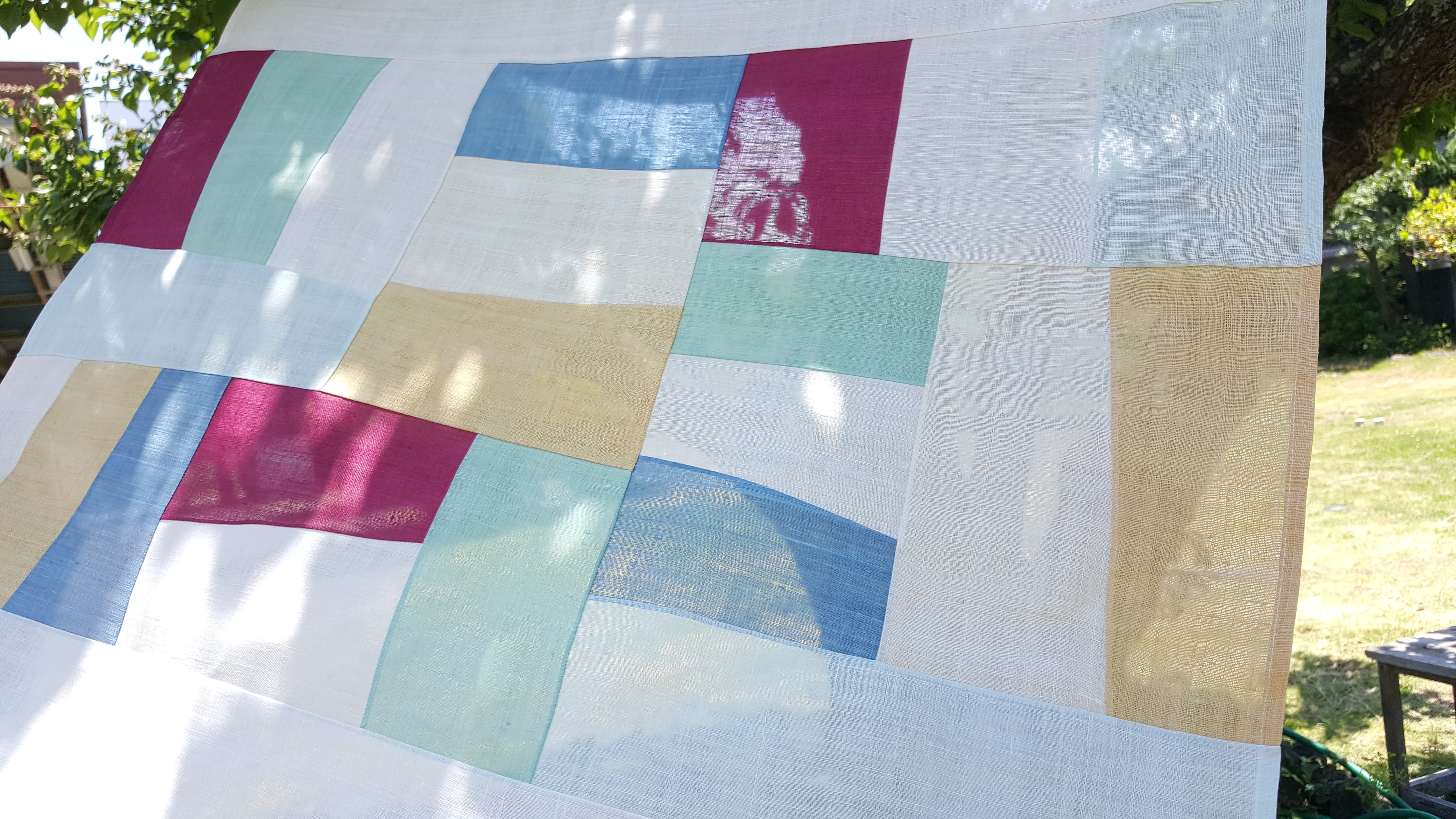 [ポジャギ］チョガッポのカリギ・タペストリー ○カリゲ（タペストリー）○ 麻 チョガッポ コンテンポラリー