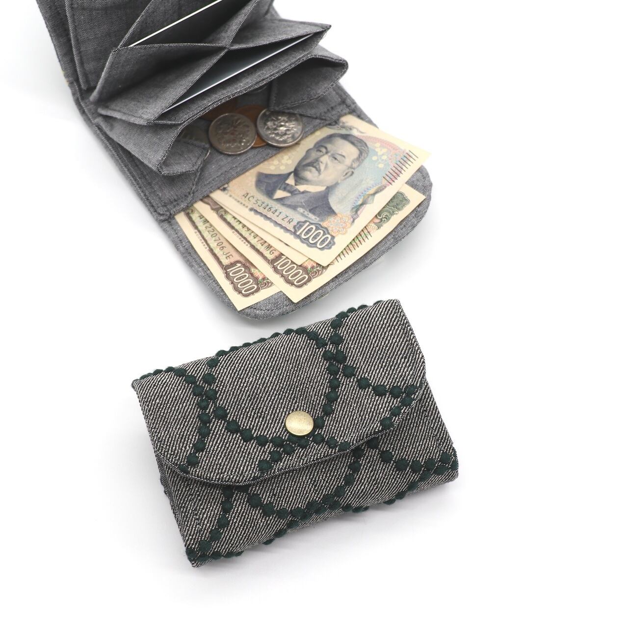 small wallet 小さな財布】 ギャルソン財布 ミナペル ホネン mina