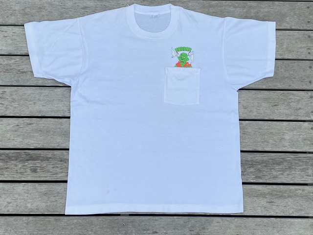 【7】CEREAL ORIGINAL  90s SINGLE STICH POCKET TEE  HORROR MONSTER TEE
