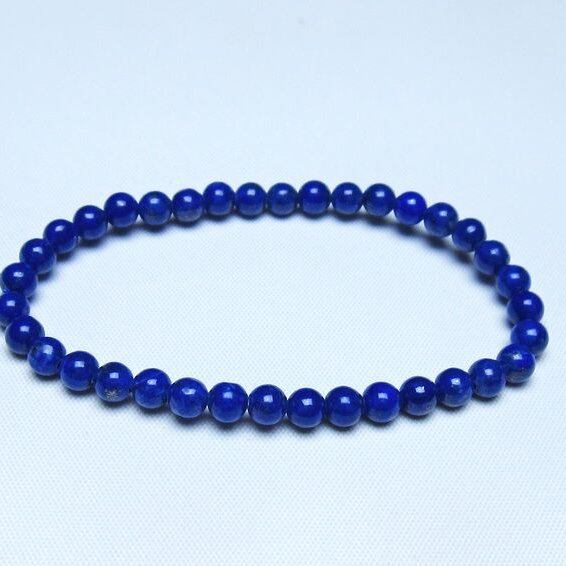 ラピスラズリ ブレスレット 5mm 一点物 メール便可 [M便 1/10] 111-48504