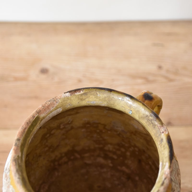 French Pottery Pot / 南フランス コンフィポット プロバンス 陶器の壺