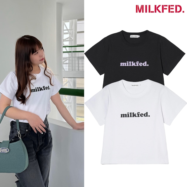 【MILKFED. 】COOPER LOGO COMPACT S/S TEE【ミルクフェド】